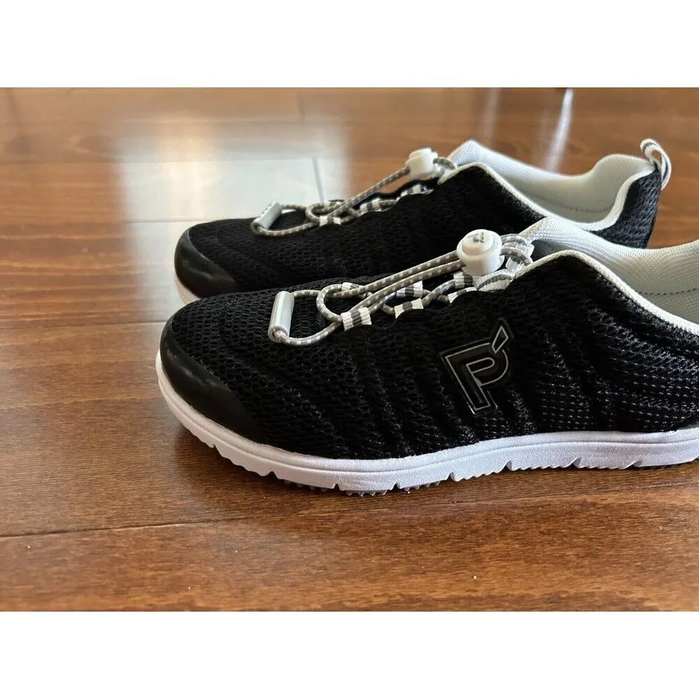 Propét Travel Walker II Black Mesh Comfort Active Sneaker NEW 5.5 M‎ Womens